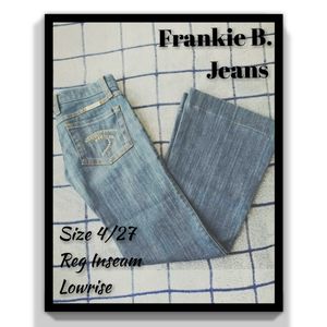 Frankie B. Super Lowrise Wide Leg Jeans (4/27)